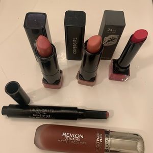 6 lip gloss/lipstick